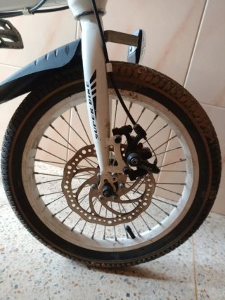 Bicicleta Plegable Blanca