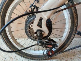 Bicicleta Plegable Blanca