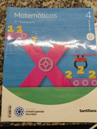 Libro de matematicas 4 primaria ISBN:9788414407691