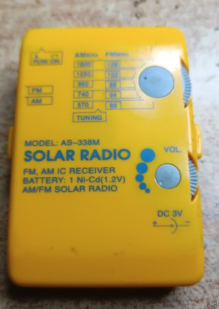 Radio Solar Delial Mini Bolsillo Colección
