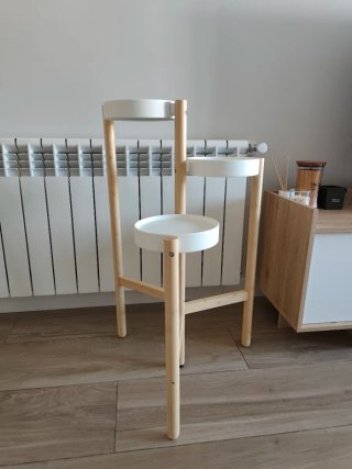 Soporte para plantas de madera