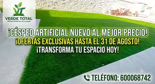 Césped Artificial NUEVO. LOS MEJORES PRECIOS!