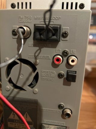Aiwa Mini Cadena CD/Casset XR-MS3 . 4 altavoces