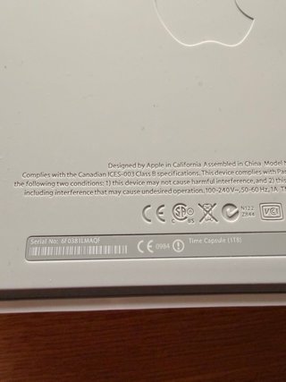 Time Capsule Apple 1T