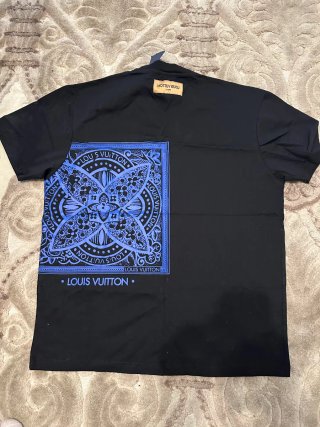 Camiseta Louis Vuitton Negra y Azul