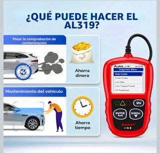 Autel AutoLink AL319 OBDII/EOBD  Leer / Borrar DTC