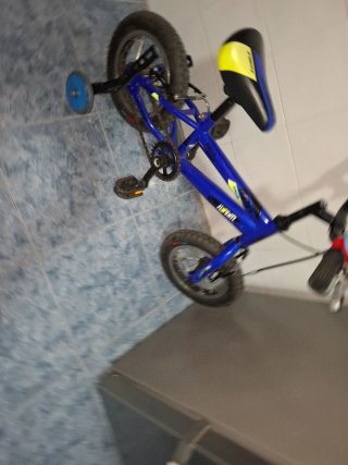 Bicicleta Jwenti Azul Rodado 12 Niños