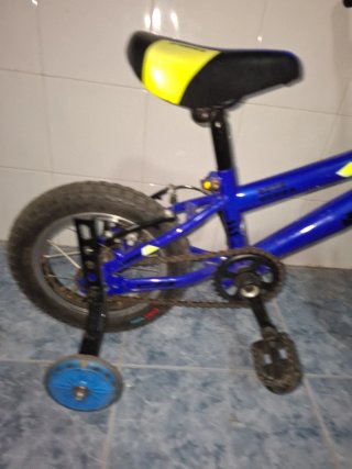 Bicicleta Jwenti Azul Rodado 12 Niños