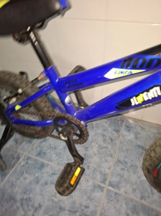 Bicicleta Jwenti Azul Rodado 12 Niños