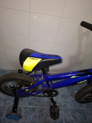 Bicicleta Jwenti Azul Rodado 12 Niños