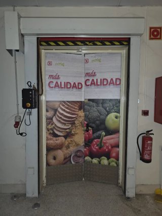 Puerta Enrollable Rápida Lona Automática