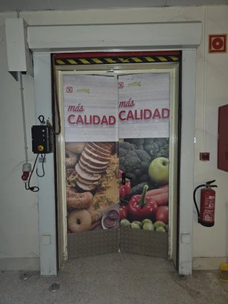 Puerta Enrollable Rápida Lona Automática