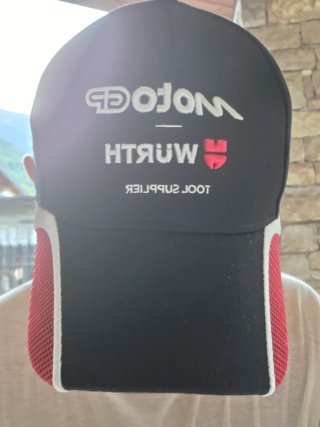 Cappellino MotoGP Wurth Nero e Rosso