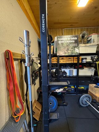 Rack Musculación 500 Plegable/Retráctil