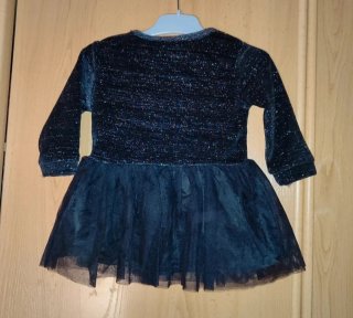 Vestido + turbante 6/9 meses