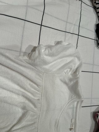 Blusa Sfera Blanca Manga Corta