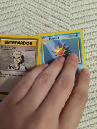 Cartas Pokémon de 1995 Staryu Starmie Magikar oak