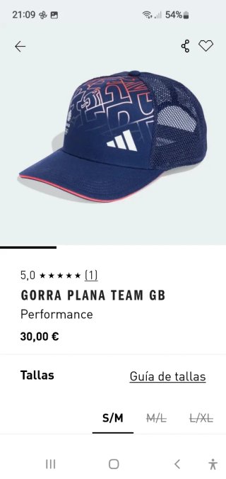 Gorra Adidas Team GB