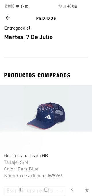 Gorra Adidas Team GB