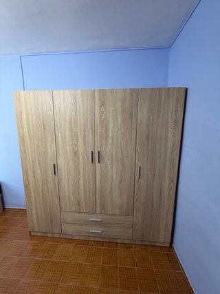 Armario 4 puertas y 2 cajones