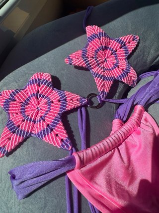 Bikini Lujo Macramé estrella (NUEVO)