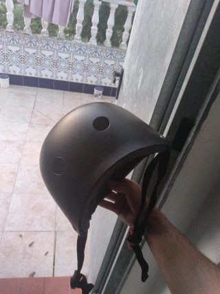 Casco Negro Patinete