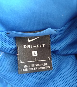 Chaqueta Cortavientos Nike Dri-FIT Azul