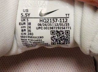 Nike Vomero 18 GS T38 Mujer Blanca y Rosa