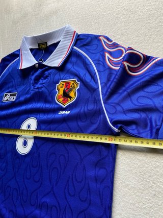 Camiseta Fútbol Retro Japón 8 Asics Talla M