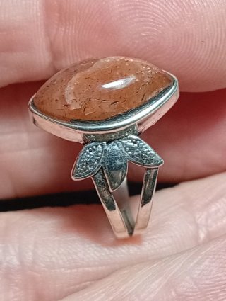 Anillo Plata Ley Piedra sol