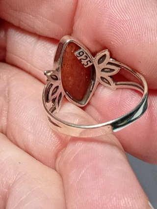 Anillo Plata Ley Piedra sol