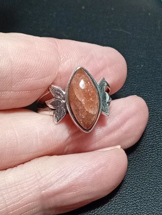 Anillo Plata Ley Piedra sol