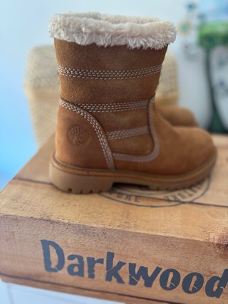 Botas niña marrón forradas talla 29