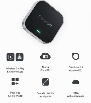 CarPlay/AndroidAuto OttoAibox E2 AI Box NUEVO