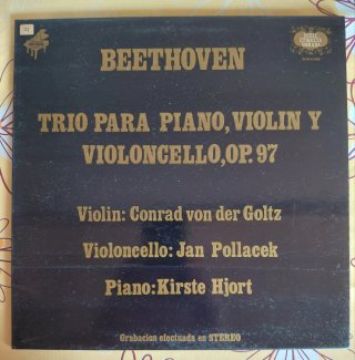 Vinilo Beethoven - Trio Piano, Violin y Violoncell