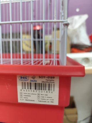 Jaula desmontable para pájaros