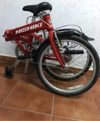 Bicicleta Plegable Nishiki Roja