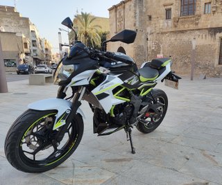 KAWASAKI Z125 Negra/Verde/Blanca