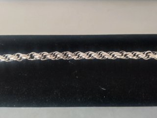 Pulsera cordón de Plata