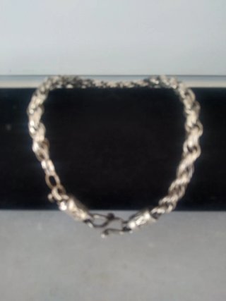 Pulsera cordón de Plata