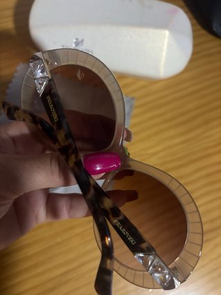Gafas de sol Swarovski Beige y Marrón