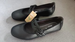Jana bailarina negra ballet 37 H con hebilla mujer