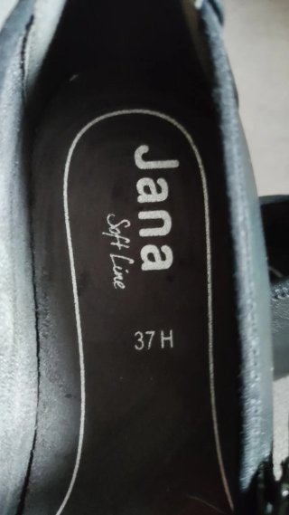 Jana bailarina negra ballet 37 H con hebilla mujer