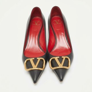 Tacchi Valentino Neri con Dettaglio Dorato