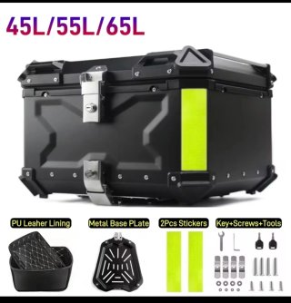 Baúl Moto 65L Negro