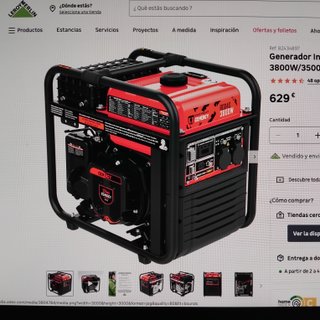 Generador Eléctrico Portátil GENERGY RODAS 3800W