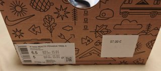 Nike React Pegasus Trail 5 T37.5