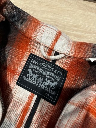 Chaqueta Levi's cuadros XXL