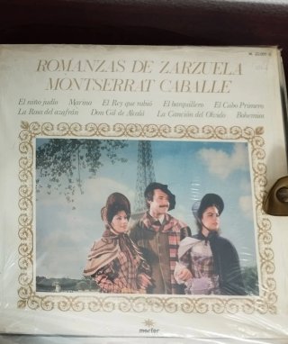 Vinilo Romanzas de Zarzuela Montserrat Caballé