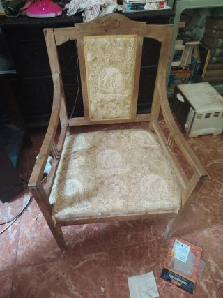 Sillones antiguos retapizados